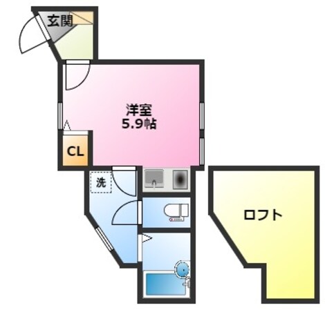 ヒルズ西加瀬の物件間取画像